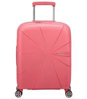 American Tourister Starvibe 55 cm Expandable Carry-On Spinner Luggage - Sun Kissed Coral