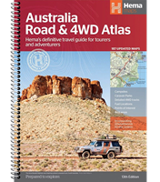 Hema Australia Road and 4WD Atlas - Edition 13 (Spiral Bound B4 Size)