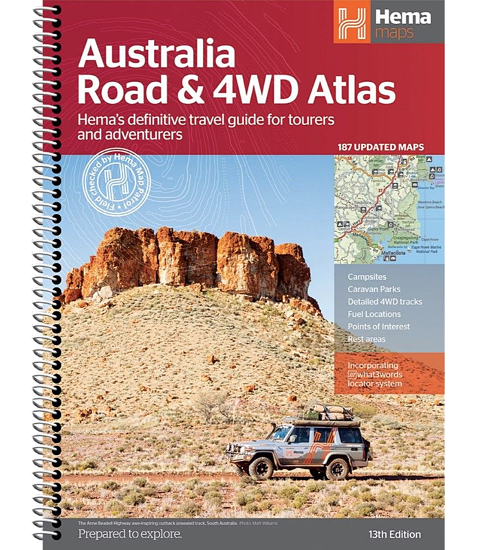 Hema Australia Road and 4WD Atlas - Edition 13