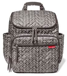 SkipHop Forma Backpack - Nappy Bag - Grey Feather