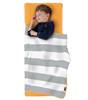 The Shrunks - Zipaire Toddler Siesta Self Inflating Travel Pad / Nap Bed and Blanket - Orange