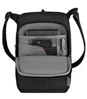 Front zippered pocket secures and provides quick and easy access to items you need most frequently